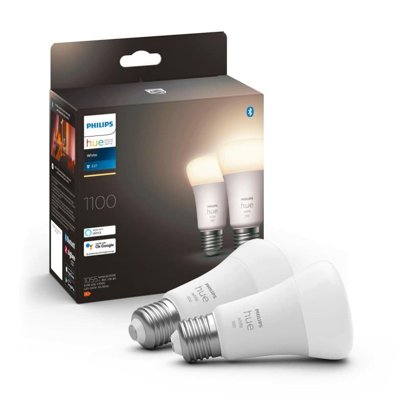 Philips Hue White 8719514289192A éclairage intelligent Ampoule intelligente Bluetooth/Zigbee Blanc 9,5 W - Image 1