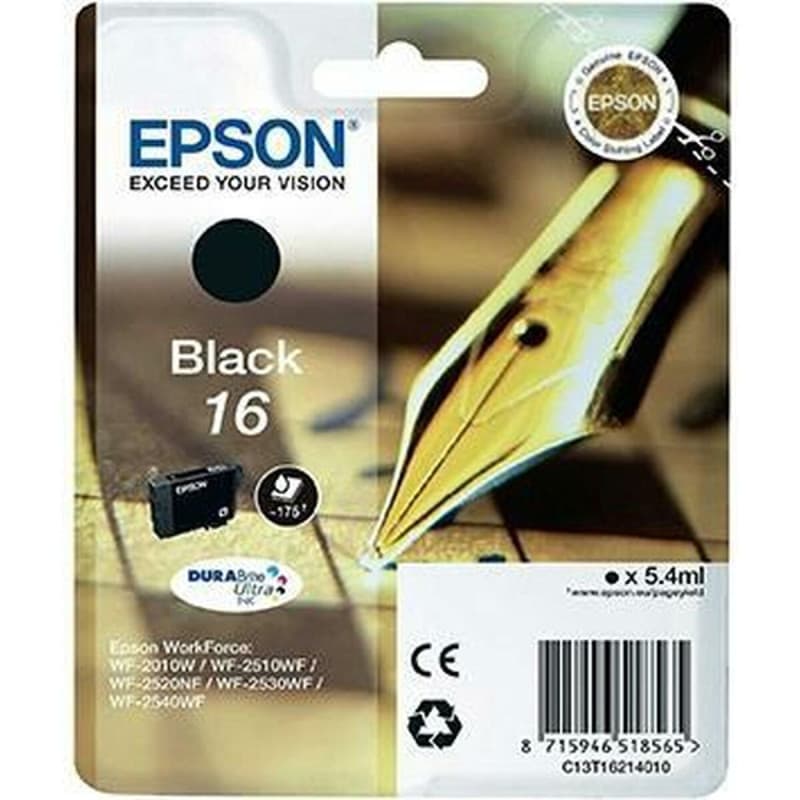 Cartouche d'encre originale Epson 16 Noir - Image 1