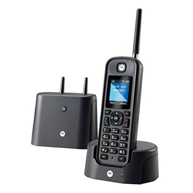 Motorola O201 Téléphone DECT Identification de l'appelant Noir - Image 1