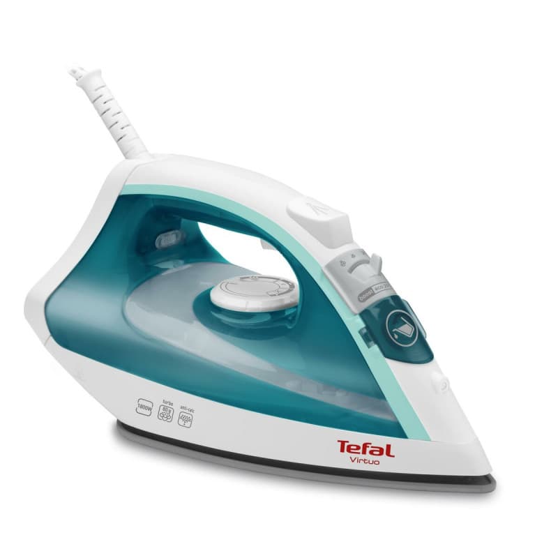 Tefal Virtuo FV1710 fer à repasser Fer à vapeur 1800 W Vert, Blanc - Image 1
