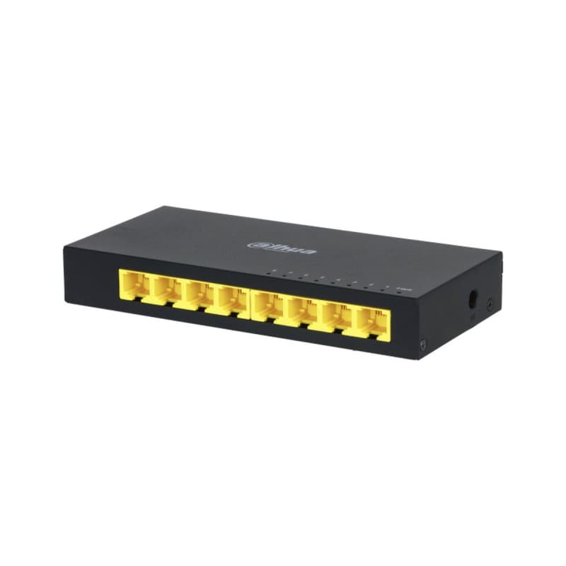 Dahua Technology PFS3008-8GT commutateur réseau Non-géré L2 Gigabit Ethernet (10/100/1000) Noir - Image 1
