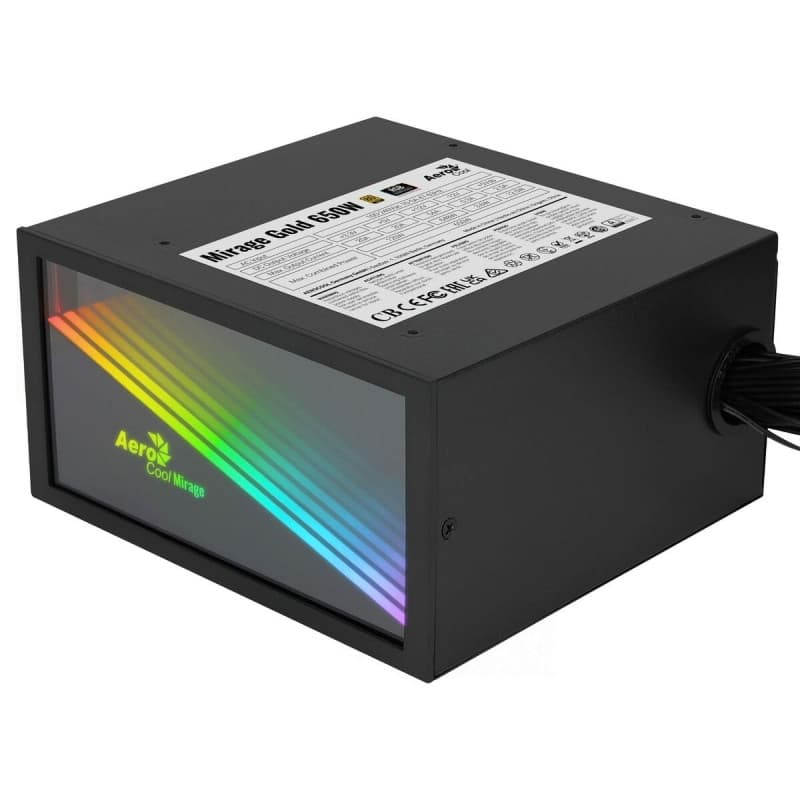 Bloc dAlimentation Aerocool MIRAGEGOLD650 ATX 650 W 80 Plus Gold - Image 1