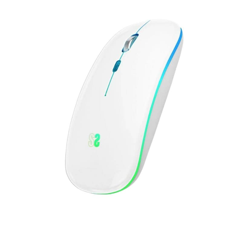 Souris Bluetooth Sans Fil Subblim SUBMO-LDFLAT2 Blanc - Image 1