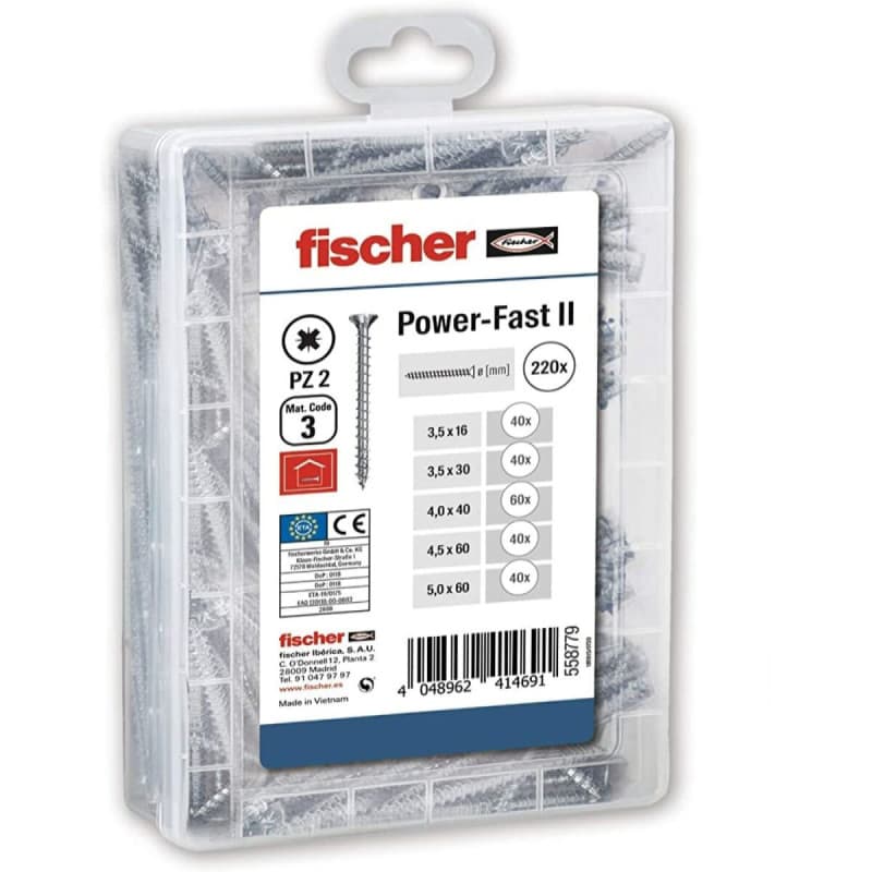 Boîte à vis Fischer 220 Pièces - Image 1