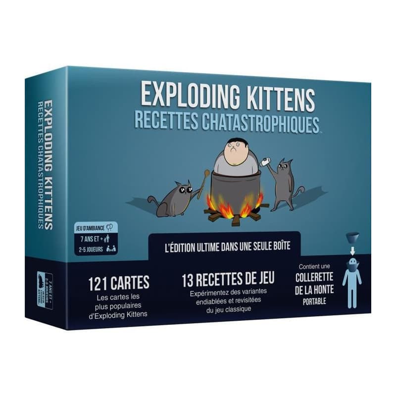 Jeu de société Asmodee Exploding Kittens: Recettes Chatastrophiques - Image 1