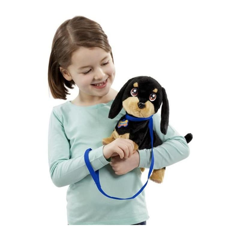 Jouet Peluche Animagic Waggles on the go avec son Marron - Image 1