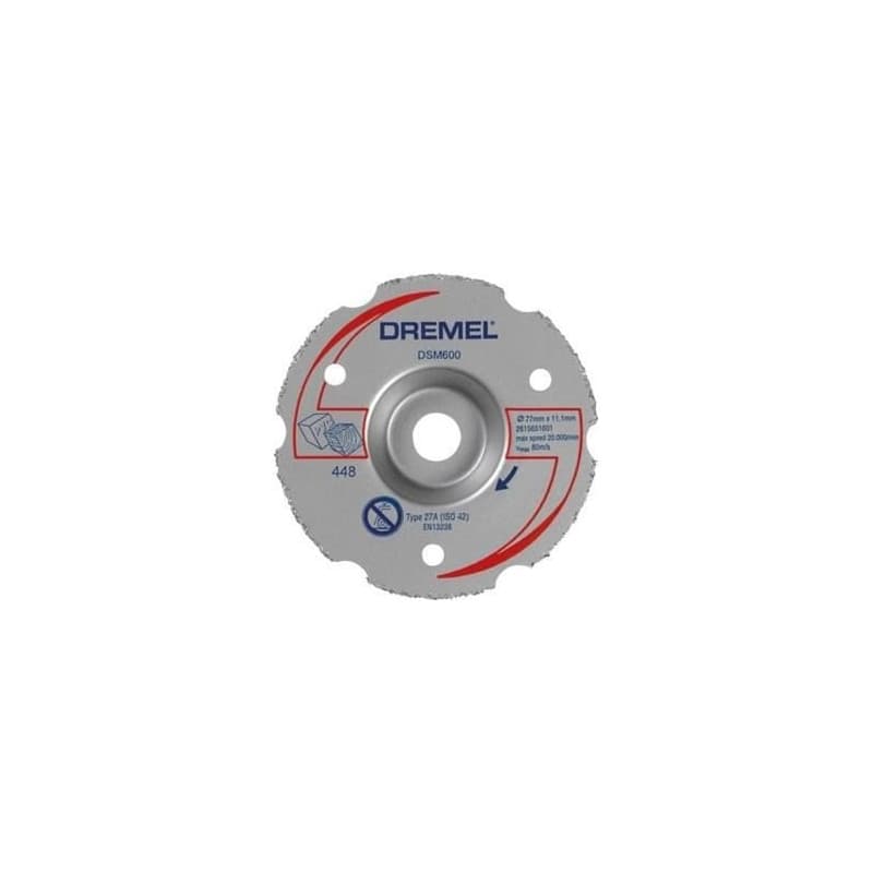 Disque de coupe Dremel S600 DSM20 carbure - Image 1