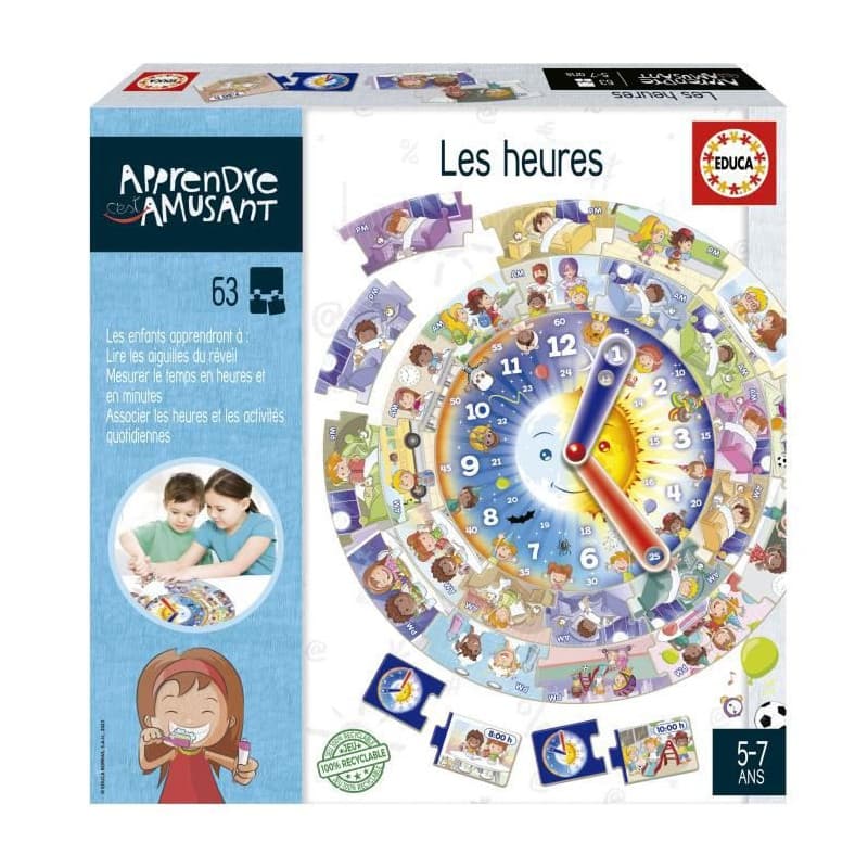 Jouet Educatif Educa Les heures (FR) - Image 1