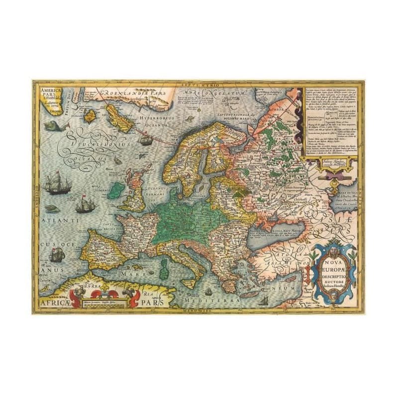 Puzzle Educa 1000 Pièces Carte - Image 1