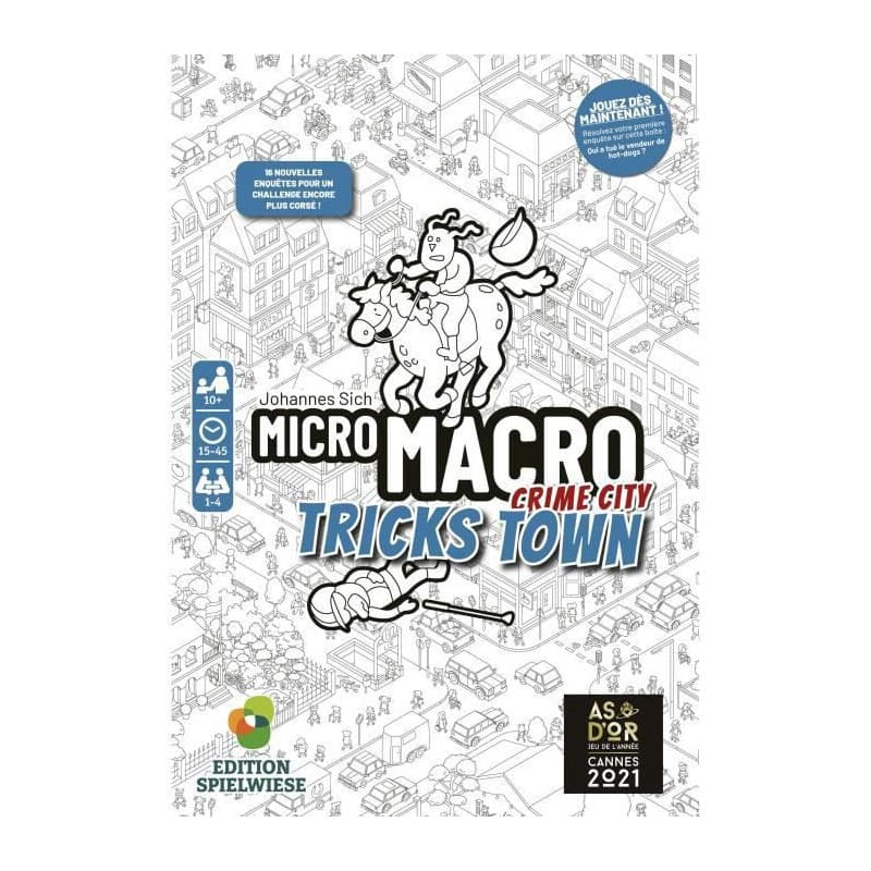 Jeu de société BlackRock Micro Macro: Crime City - Tricks Town - Image 1
