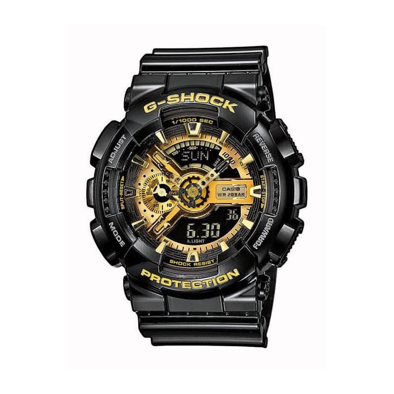 Montre Homme Casio GA-110GB-1AER Noir Gris Or - Image 1
