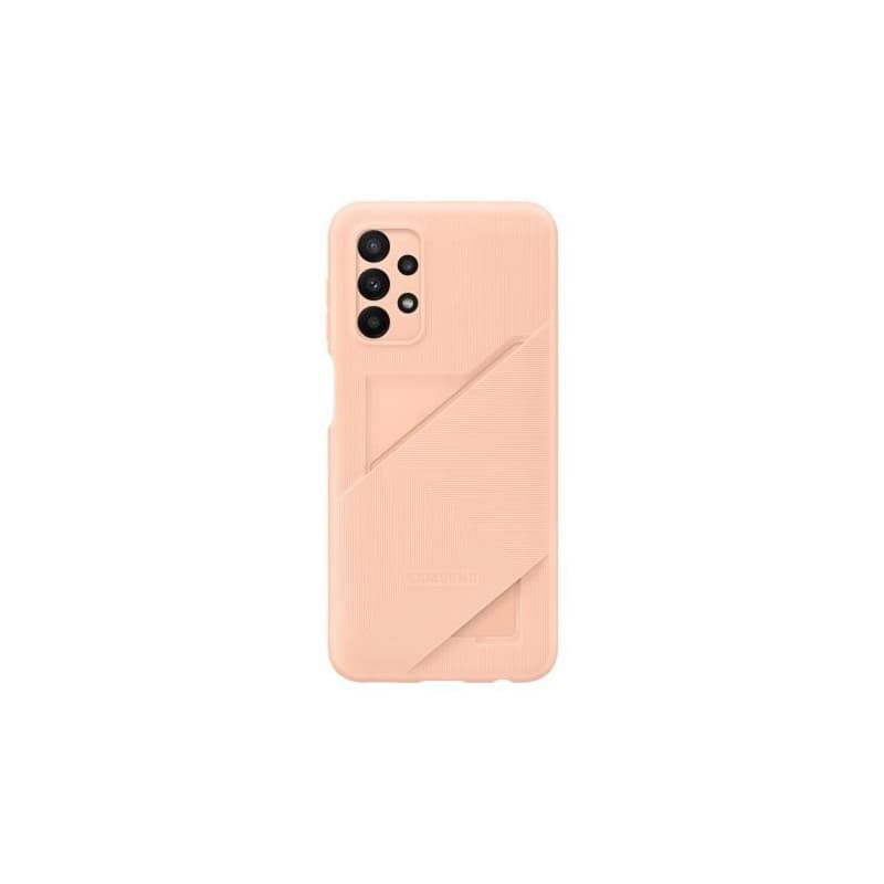 SAMSUNG Coque porte-carte intégré Galaxy A23 Peche - Image 1