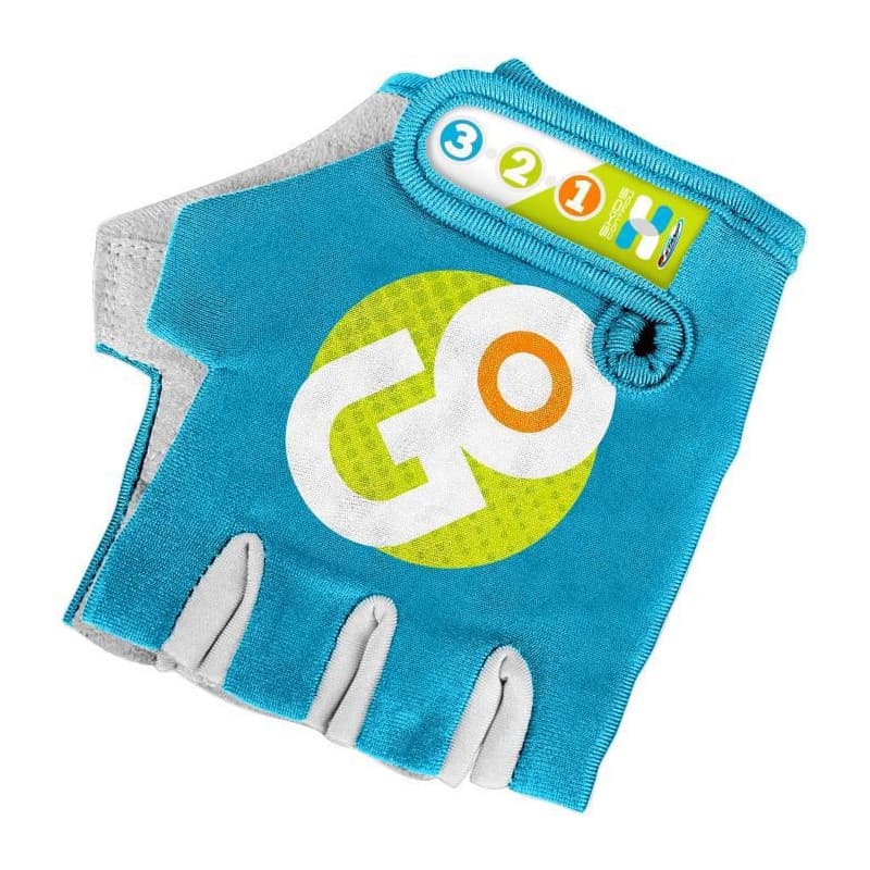 Gants de Cyclisme Stamp Bleu Unisexe enfants - Image 1