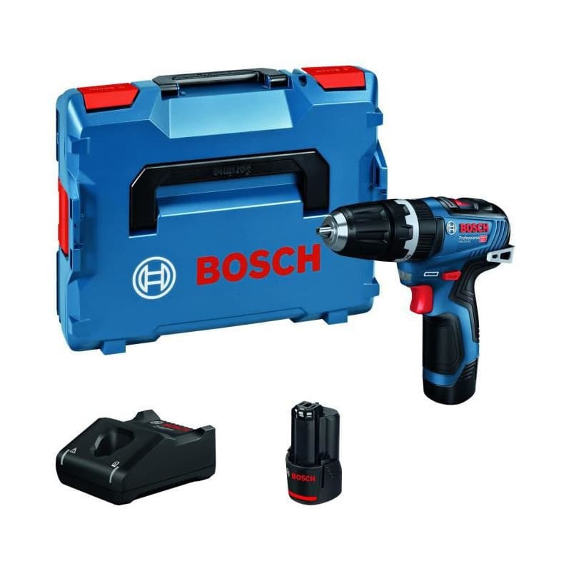 Bosch GSB 12V-35 Professional 1750 tr/min Noir, Bleu, Rouge - Image 1