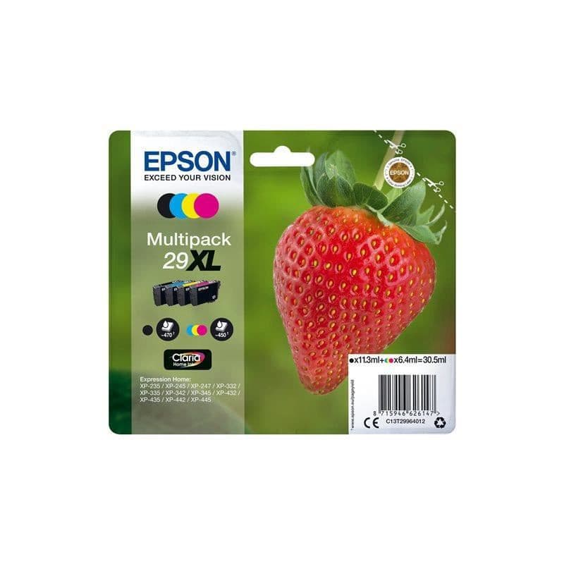 Epson Multipack T2996 XL - Fraise - Noir, Cyan, Magenta, Jaune (C13T29964012) - Image 1