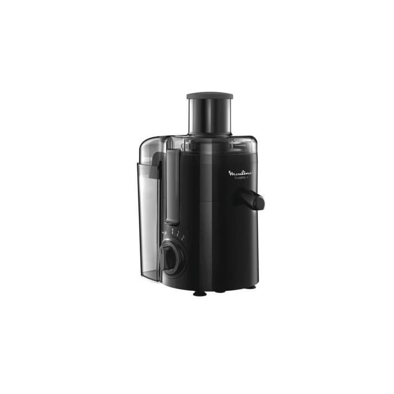 Moulinex Centrifugeuse Frutelia plus, 350W, 2 vitesses, Filtre inox, Systeme anti-goutte, Noir JU370810 - Image 1