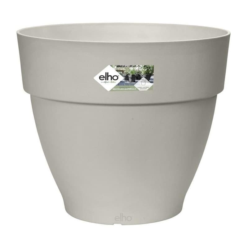 Pot Elho Ronde Blanc Plastique Ø 40 cm - Image 1