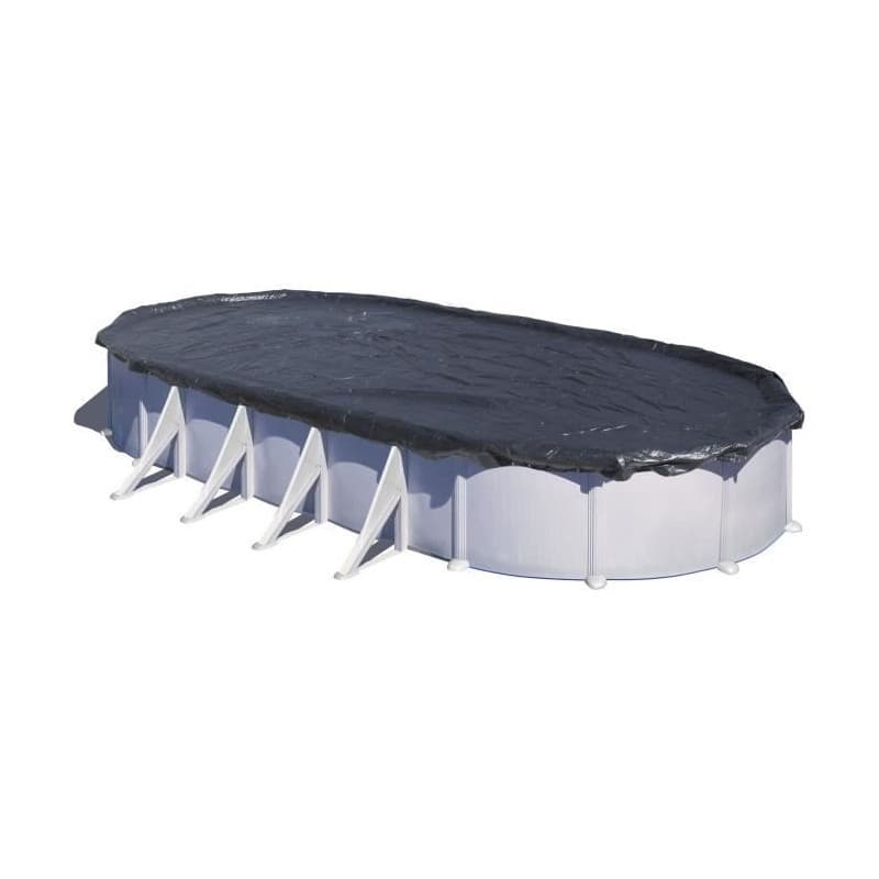 Bâches de piscine Gre Noir 5 x 3 m - Image 1