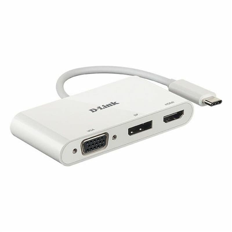 D-Link DUB-V310 station d'accueil Avec fil USB 3.2 Gen 1 (3.1 Gen 1) Type-C Blanc - Image 1