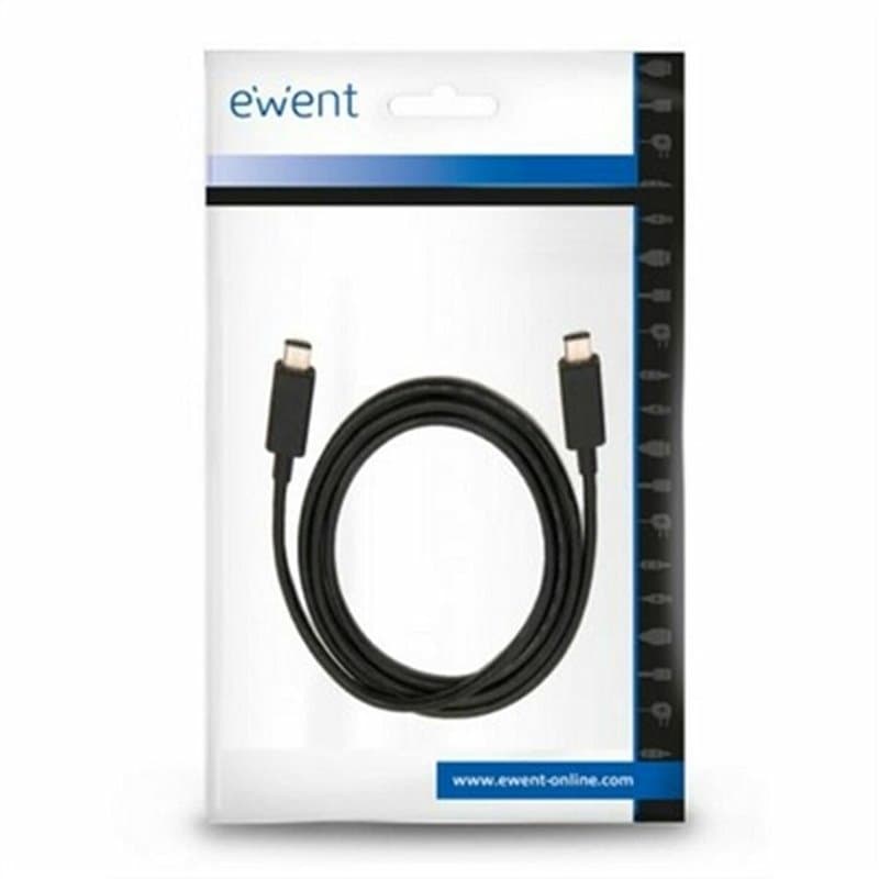 Ewent EC1045 câble USB 1 m USB 3.2 Gen 2 (3.1 Gen 2) USB C Noir - Image 1