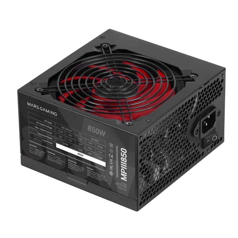 Bloc dAlimentation Mars Gaming MPIII850 ATX 850 W - Image 1