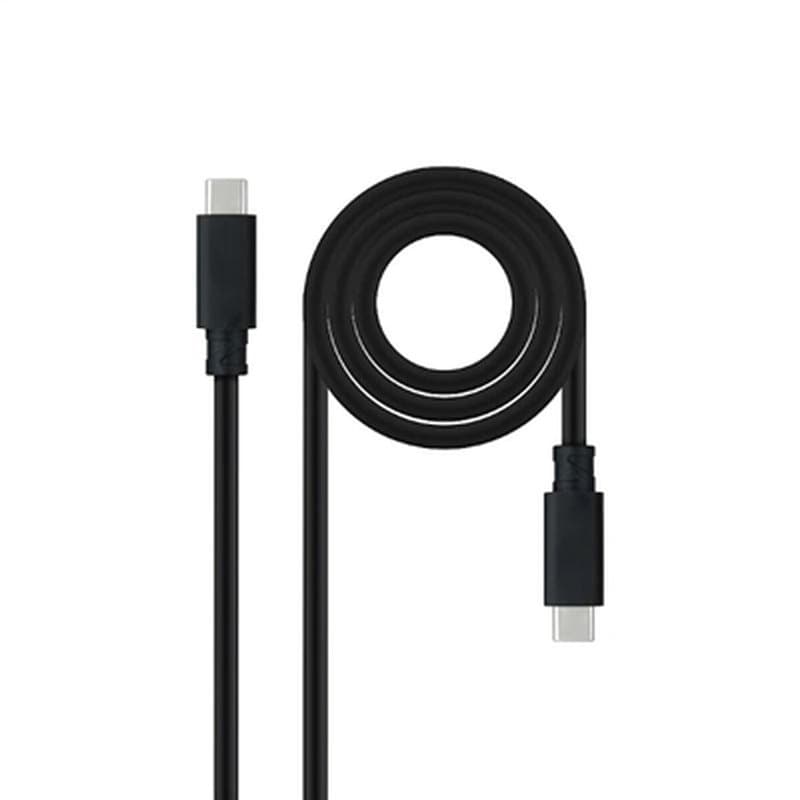 NanoCâble 10.01.4100 câble USB 0,5 m USB 3.2 Gen 2 (3.1 Gen 2) USB C Noir - Image 1