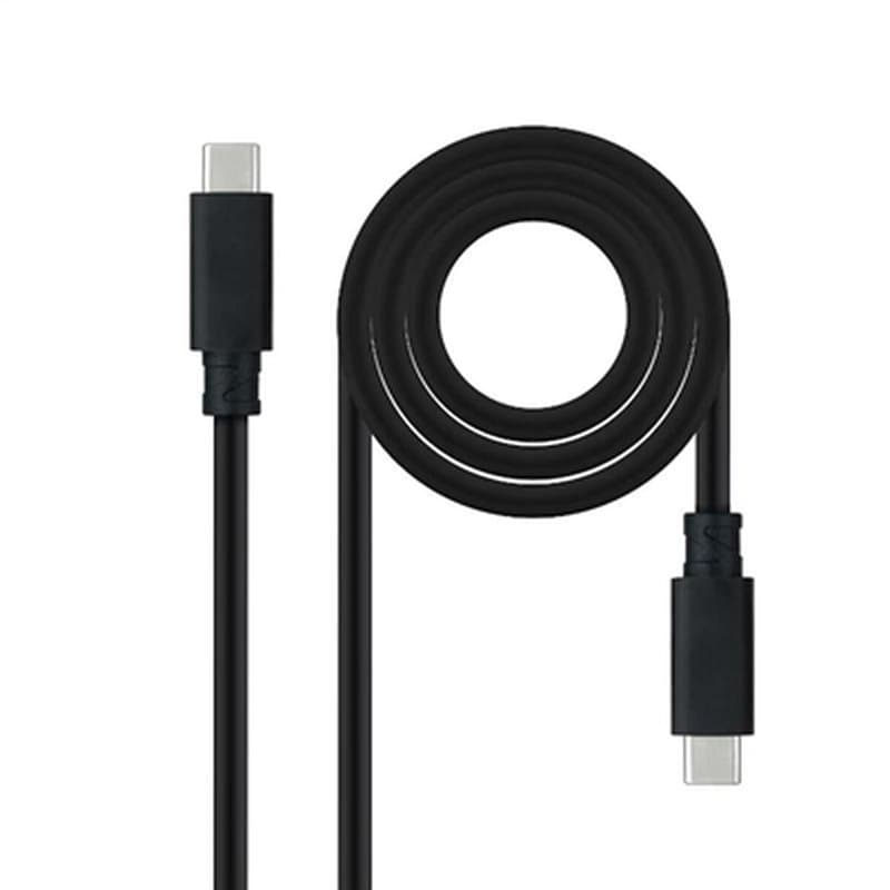 NanoCâble 10.01.4101-L150 câble USB 1,5 m USB 3.2 Gen 2 (3.1 Gen 2) USB C Noir - Image 1