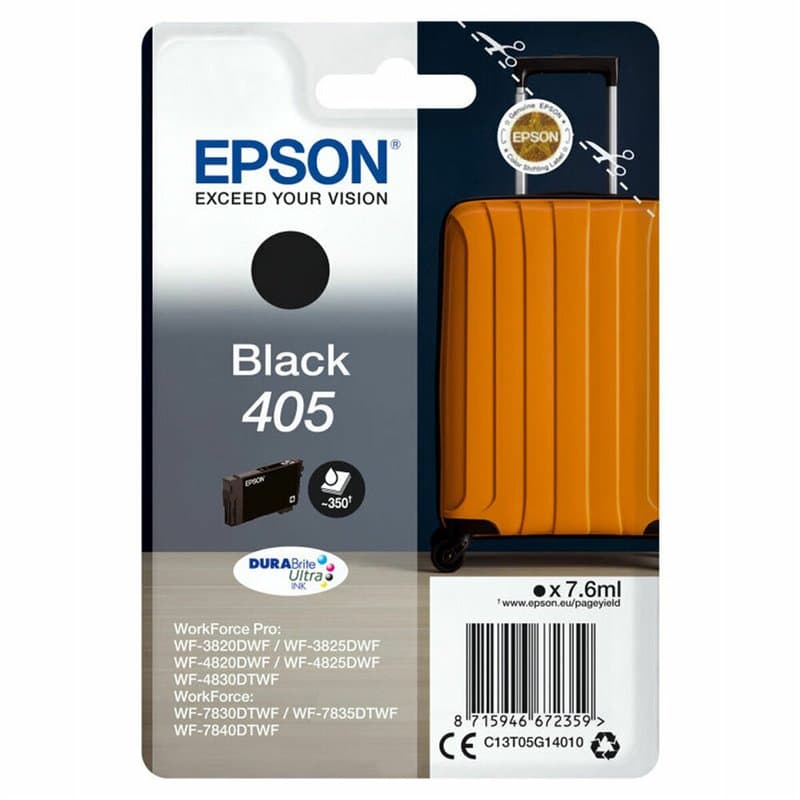 Epson Singlepack Black 405 DURABrite Ultra Ink - Image 1