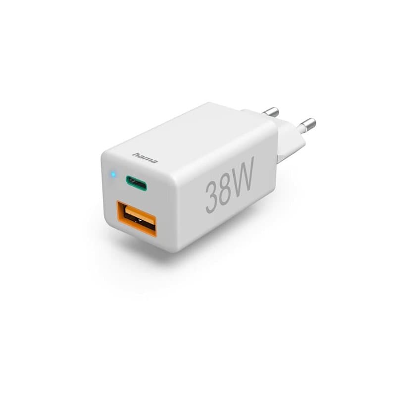 Hama 00201640 chargeur d'appareils mobiles Smartphone, Tablette Blanc Secteur Charge rapide Intérieure - Image 1