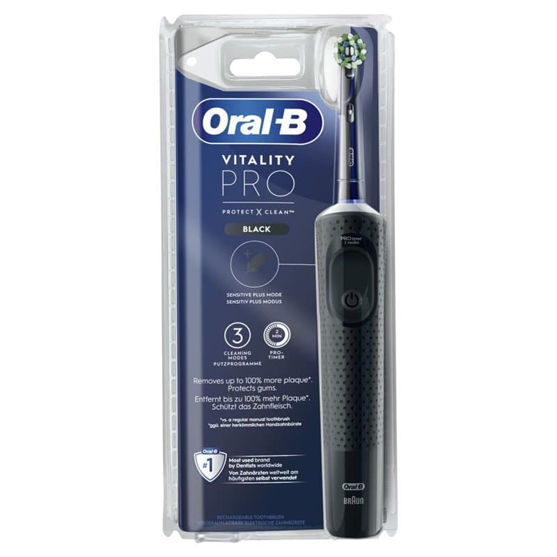 Oral-B Vitality Pro Adulte Brosse à dents rotative Noir - Image 1