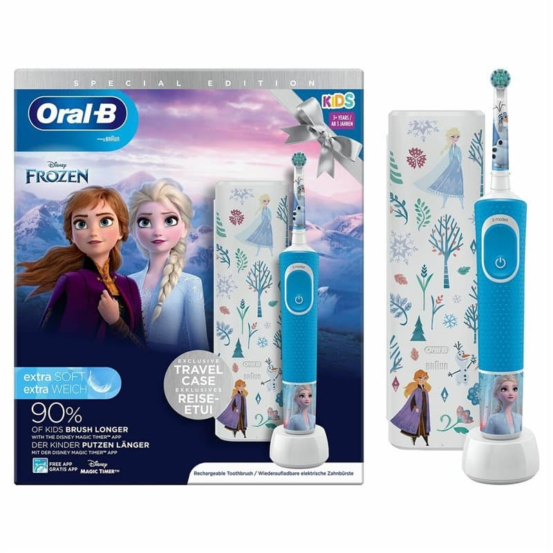 Oral-B BR-419563 Enfant Brosse à dents rotative Multicolore, Blanc - Image 1