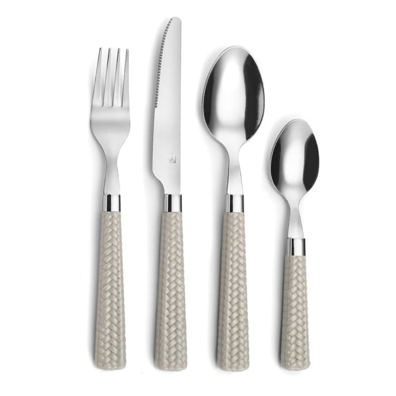 Ensemble de Couverts Amefa Paille Gris 24 Unités Métal - Image 1