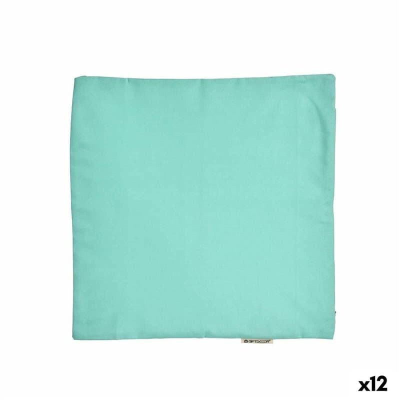 Housse de coussin Turquoise (45 x 0,5 x 45 cm) (12 Unités) - Image 1