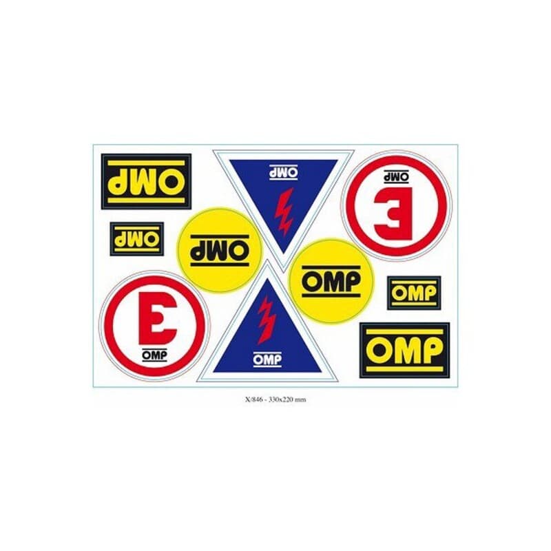 Adhésifs OMP Extinguisher Rally - Image 1