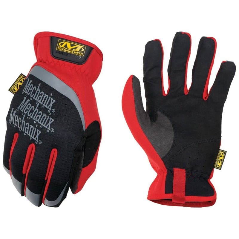 Gants de mécanicien Fast Fit Rouge (Taille M) - Image 1