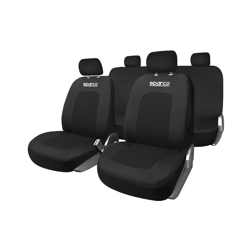 Ensemble de housses pour sièges Sparco Sport Noir - Image 1