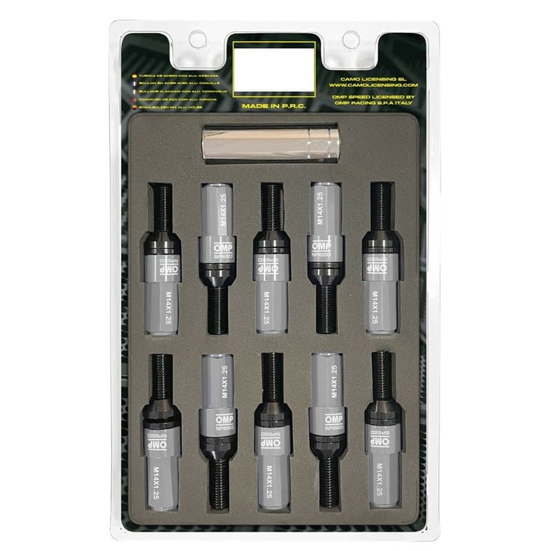 Kit de vissage OMP OMPS09971404 28 mm Gris M14 x 1,25 - Image 1