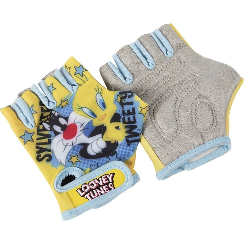 Gants de Cyclisme Looney Tunes CZ10958 Jaune Enfants - Image 1