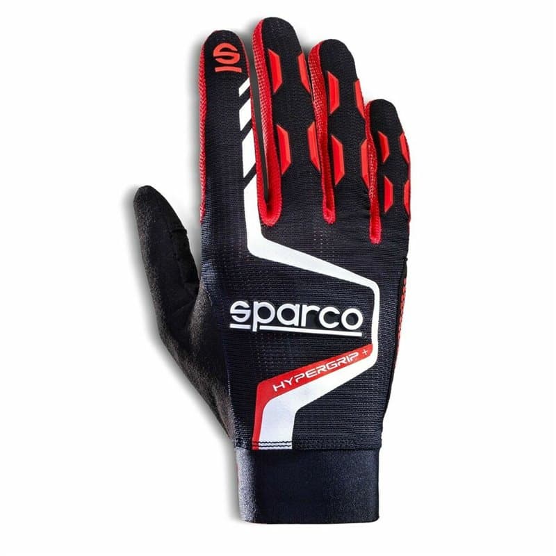 Gants Sparco HYPERGRIP+ Noir/Rouge Multicouleur - Image 1