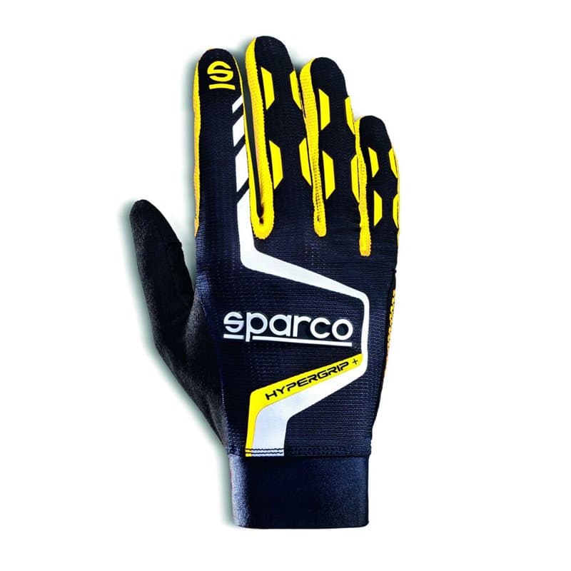Gants Sparco HYPERGRIP+ Jaune/Noir 11 - Image 1