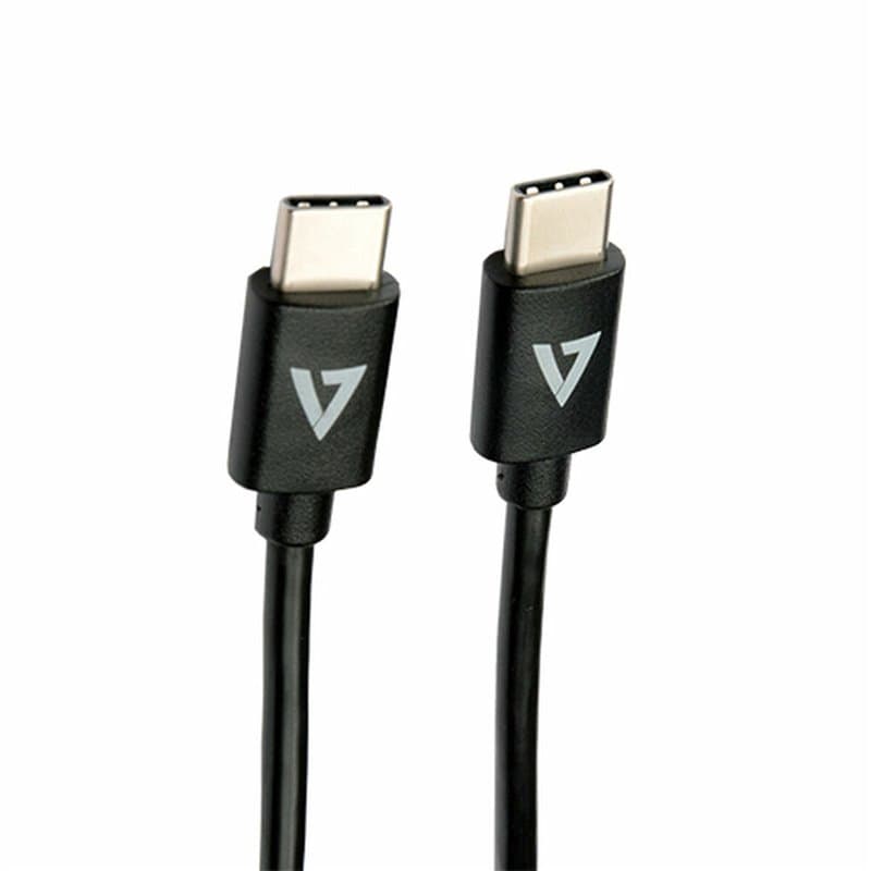 V7 V7USB2C-2M câble USB USB 2.0 USB C Noir - Image 1