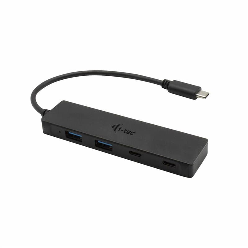 I-Tec Metal C31HUBMETAL2A2C hub & concentrateur USB 3.2 Gen 1 (3.1 Gen 1) Type-C 5000 Mbit/s Noir - Image 1