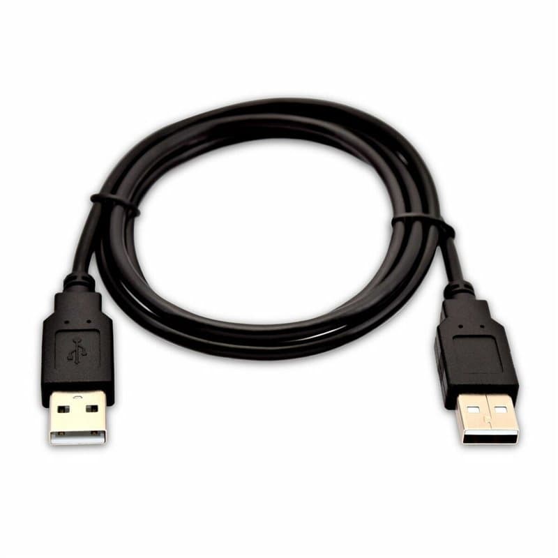 V7 USB A (mâle) vers USB A (mâle), 1 mètre (3,3 pieds) Noir - Image 1