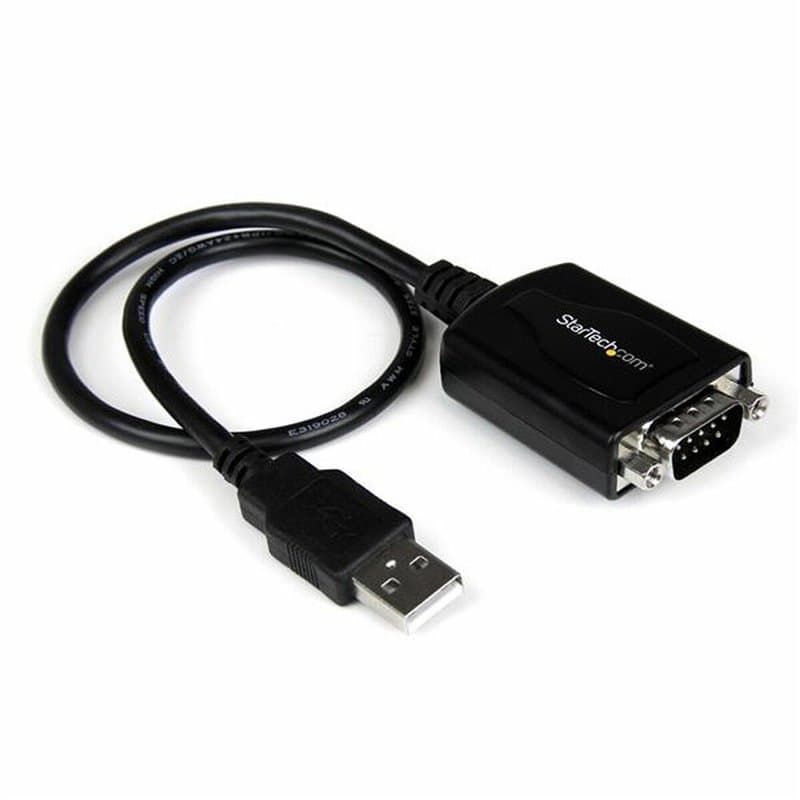 Startech.com Câble Adaptateur de 30cm USB vers Série DB9 RS232 - Mémorisation de Port COM - Image 1