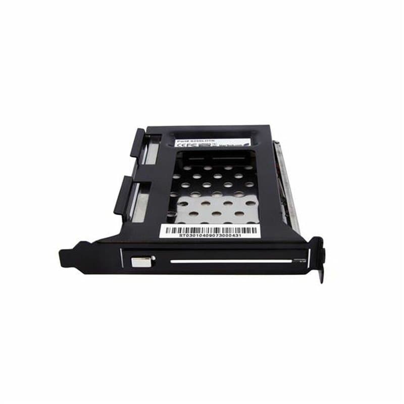 Startech.com Baie de disque dur amovible SATA 2,5 pouces pour fente d'extension de PC - Image 1