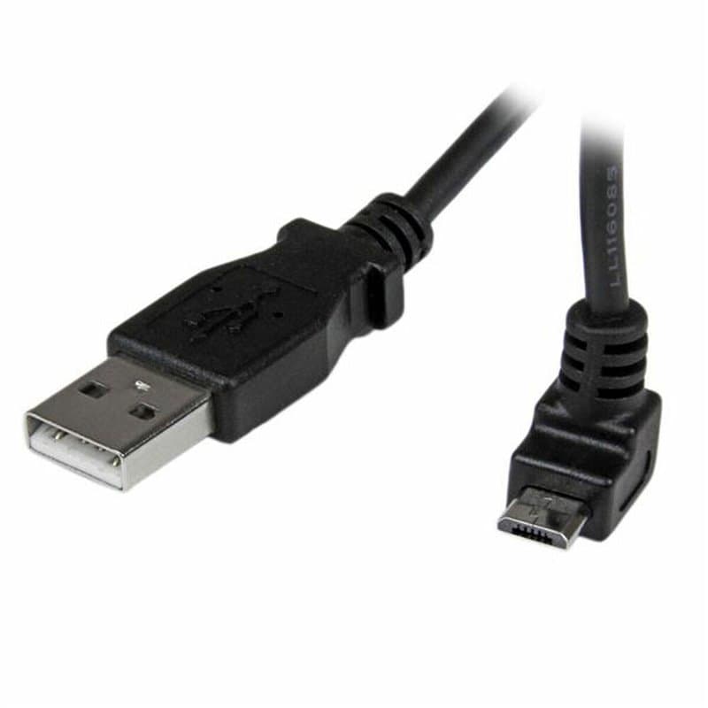 Startech.com Câble Micro USB 1 m - A vers Micro B coudé 90° vers le haut - Image 1
