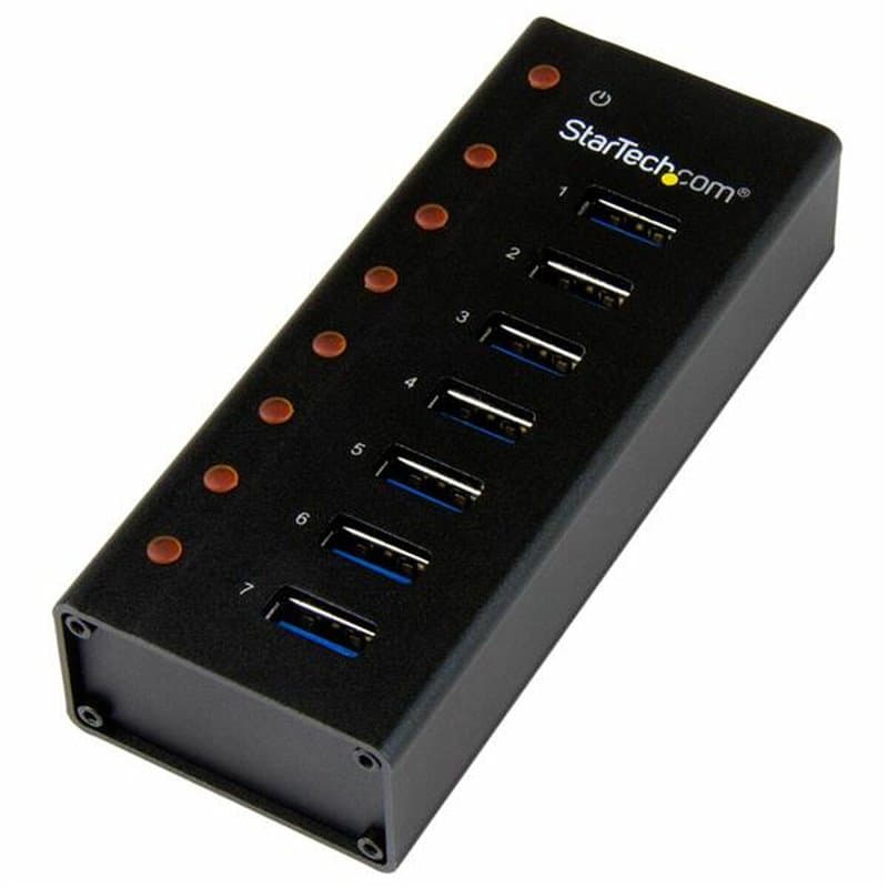 Startech.com Hub USB 3.0 à 7 ports - 5Gbps - Concentrateur USB à montage mural / sur bureau avec boîtier métallique - Image 1