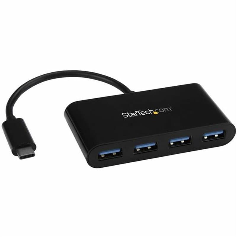 Startech.com Hub USB-C à 4 ports alimenté par bus - USB-C vers 4x USB-A - USB 3.0 - 5Gbps - Image 1