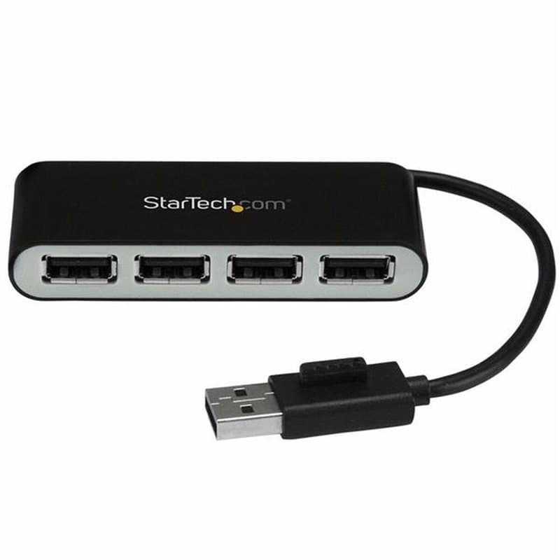 Startech.com Hub USB 2.0 portable à 4 ports avec câble intégré - Image 1