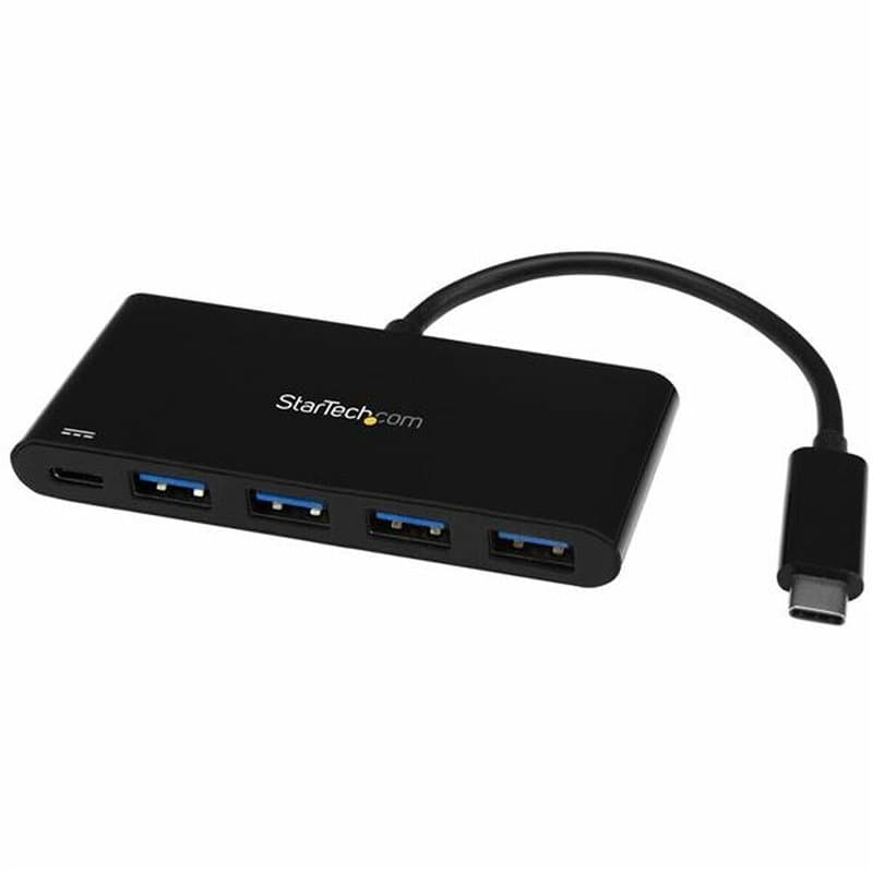 Startech.com Hub USB-C à 4 ports avec Power Delivery - USB-C vers 4x USB-A - USB 3.0 - 5Gbps - Image 1